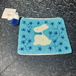 New LA Chic Designs Beaded Coin Purse - Bunny
